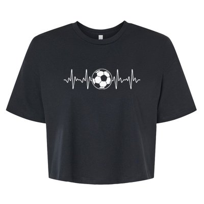 Cool Soccer Art For Goalie ball soccer player Bella+Canvas Jersey Crop Tee