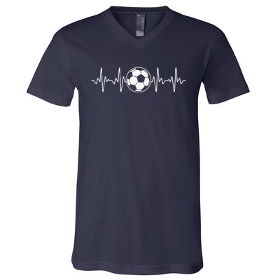 Cool Soccer Art For Goalie ball soccer player V-Neck T-Shirt