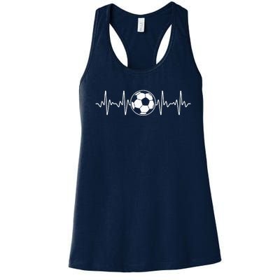 Cool Soccer Art For Goalie ball soccer player Women's Racerback Tank