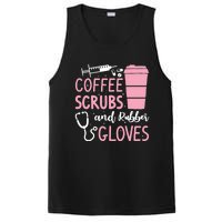 Coffee Scrubs And Rubber Gloves Medical Nurse Doctor PosiCharge Competitor Tank