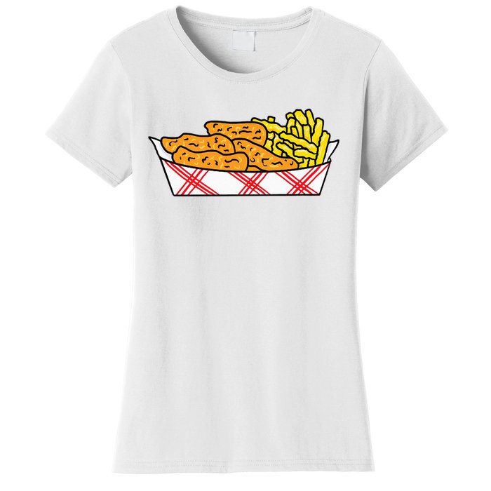 Chicken Strips and Fries Women's T-Shirt