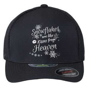 Christmas Snowflakes Are Like From Heaven Christmas Gift Flexfit Unipanel Trucker Cap