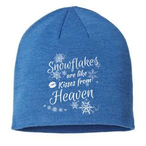 Christmas Snowflakes Are Like From Heaven Christmas Gift Sustainable Beanie