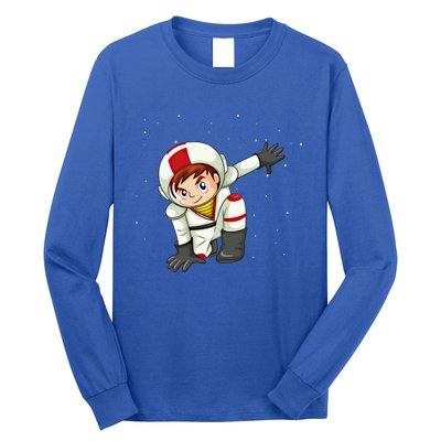 Cool Space Astronaut In Space Anime Cartoon Graphic Gift Long Sleeve Shirt