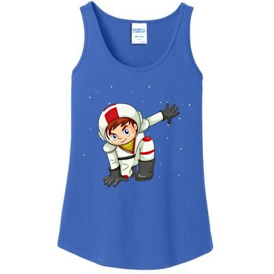 Cool Space Astronaut In Space Anime Cartoon Graphic Gift Ladies Essential Tank