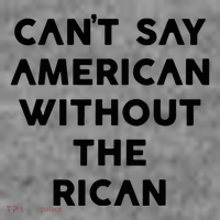 CanT Say American Without The Rican Toddler Sweatshirt