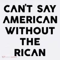 CanT Say American Without The Rican Performance Shirt