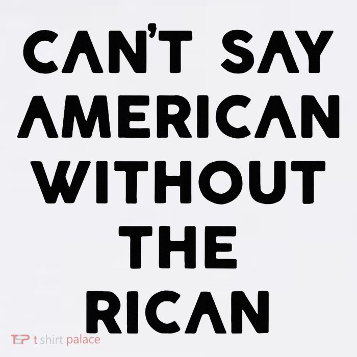 CanT Say American Without The Rican Performance Shirt