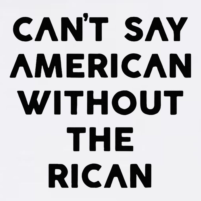 CanT Say American Without The Rican Sustainable Bucket Hat
