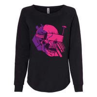 Cyberpunk Skull - A Skull With FPV Goggles Womens California Wash Sweatshirt