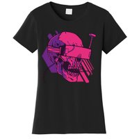 Cyberpunk Skull - A Skull With FPV Goggles Women's T-Shirt