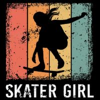 Cool Skater Art Women Skateboarding Skateboard Skating Bucket Hat