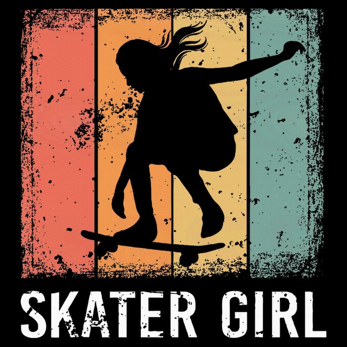 Cool Skater Art Women Skateboarding Skateboard Skating Bucket Hat