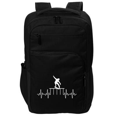 Cool Skateboarder Art For Women Skateboard Skateboarding Impact Tech Backpack