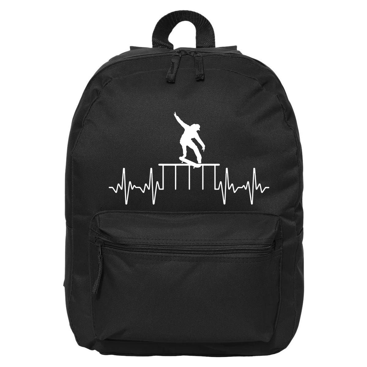 Cool Skateboarder Art For Women Skateboard Skateboarding 16 in Basic Backpack
