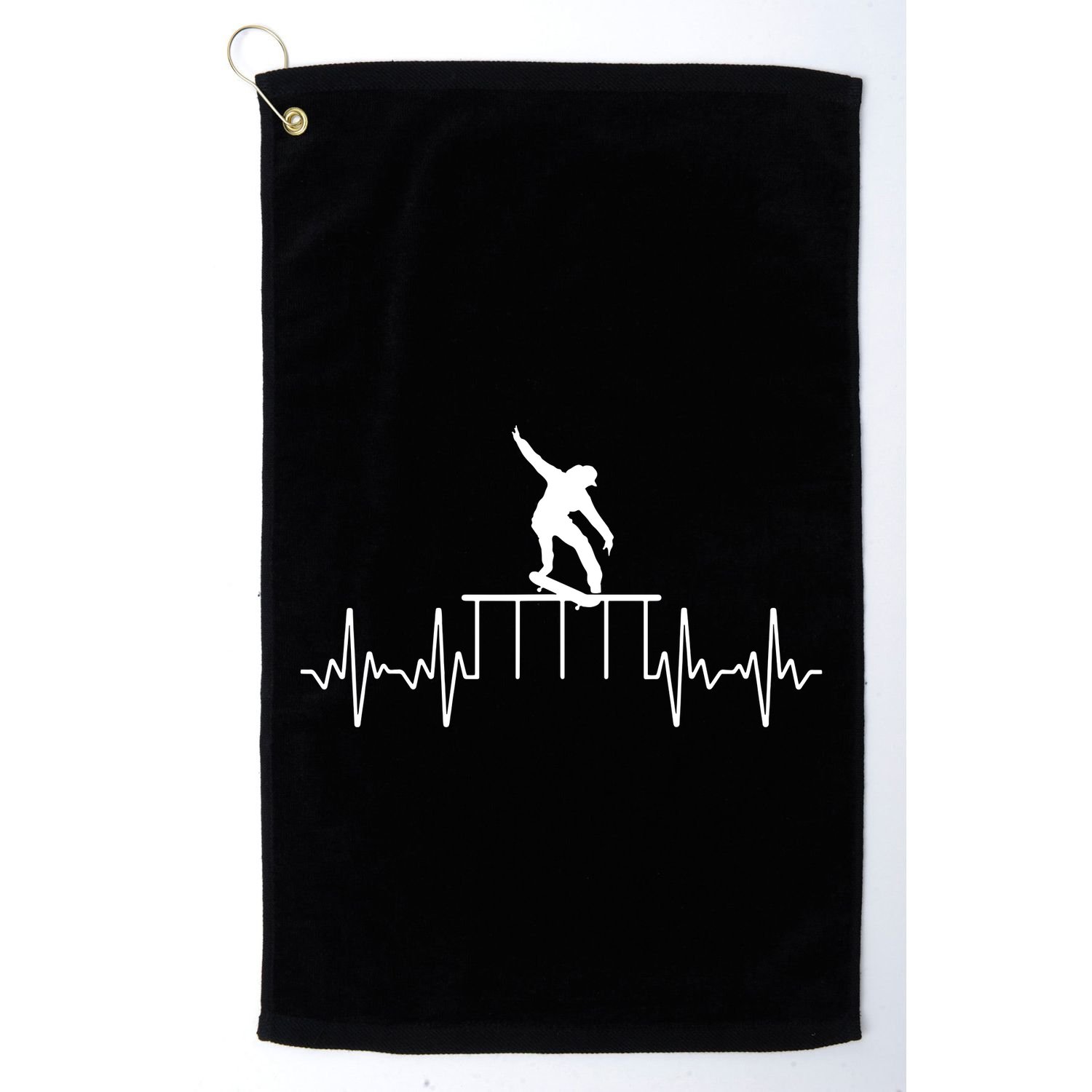 Cool Skateboarder Art For Women Skateboard Skateboarding Golf Towel