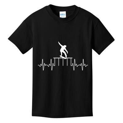 Cool Skateboarder Art For Women Skateboard Skateboarding Kids T-Shirt