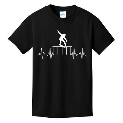 Cool Skateboarder Art For Women Skateboard Skateboarding Kids T-Shirt