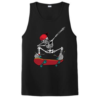 Cool Skateboarding Art For Women Skateboard Skateboarder PosiCharge Competitor Tank