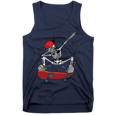 Cool Skateboarding Art For Women Skateboard Skateboarder Tank Top