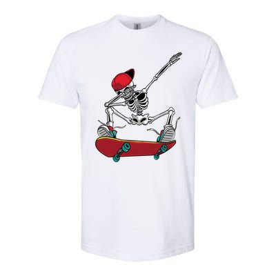 Cool Skateboarding Art For Women Skateboard Skateboarder Softstyle CVC T-Shirt