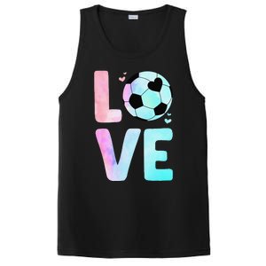 Cool Soccer Art Themed Soccer Player PosiCharge Competitor Tank