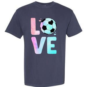 Cool Soccer Art Themed Soccer Player Garment-Dyed Heavyweight T-Shirt