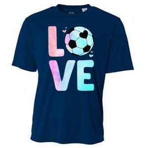 Cool Soccer Art Themed Soccer Player Cooling Performance Crew T-Shirt