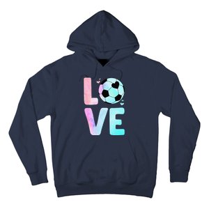 Cool Soccer Art Themed Soccer Player Hoodie