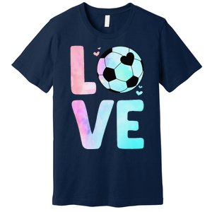 Cool Soccer Art Themed Soccer Player Premium T-Shirt