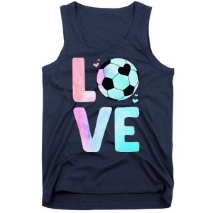 Cool Soccer Art Themed Soccer Player Tank Top