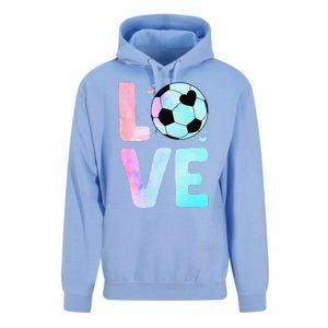 Cool Soccer Art Themed Soccer Player Unisex Surf Hoodie