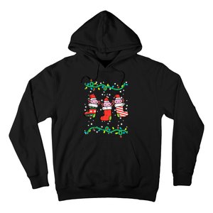 Christmas Stockings Axolotls Cute Xmas Girl Hoodie