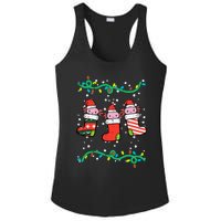 Christmas Stockings Axolotls Cute Xmas Girl Ladies PosiCharge Competitor Racerback Tank