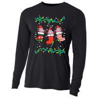 Christmas Stockings Axolotls Cute Xmas Girl Cooling Performance Long Sleeve Crew