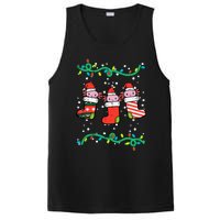 Christmas Stockings Axolotls Cute Xmas Girl PosiCharge Competitor Tank