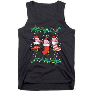 Christmas Stockings Axolotls Cute Xmas Girl Tank Top