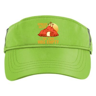 Christian Spoiler Alert Tomb Was Empty Easter Gift Adult Drive Performance Visor