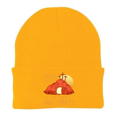 Christian Spoiler Alert Tomb Was Empty Easter Gift Knit Cap Winter Beanie