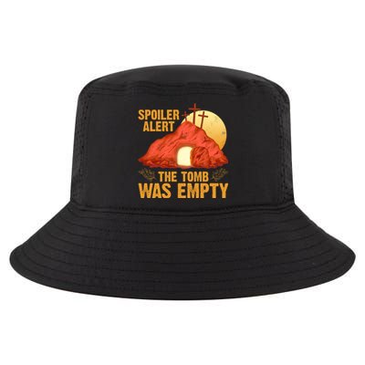 Christian Spoiler Alert Tomb Was Empty Easter Gift Cool Comfort Performance Bucket Hat