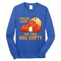 Christian Spoiler Alert Tomb Was Empty Easter Gift Long Sleeve Shirt