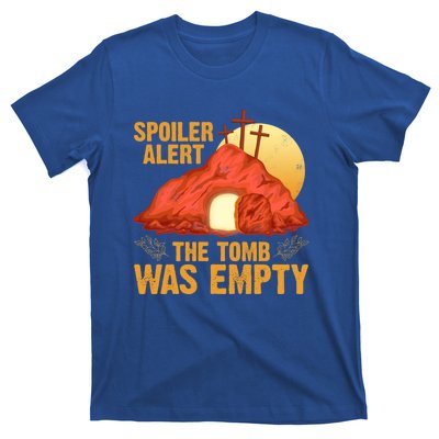 Christian Spoiler Alert Tomb Was Empty Easter Gift T-Shirt