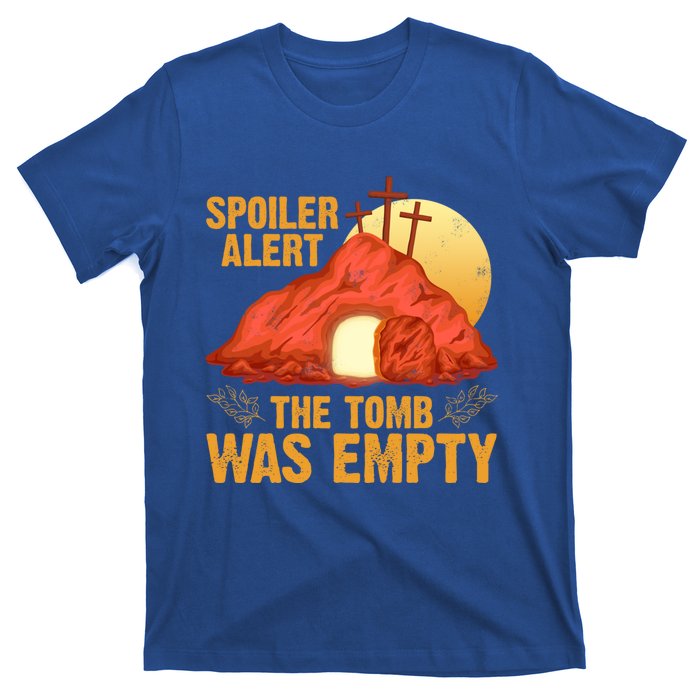 Christian Spoiler Alert Tomb Was Empty Easter Gift T-Shirt