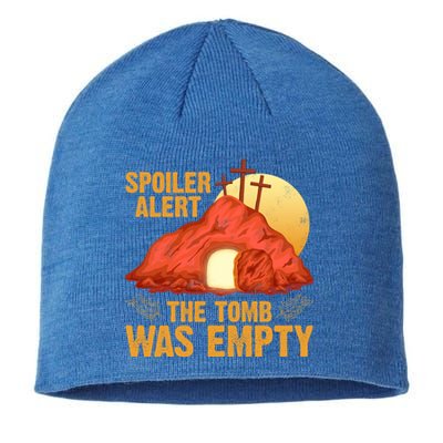 Christian Spoiler Alert Tomb Was Empty Easter Gift Sustainable Beanie