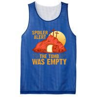 Christian Spoiler Alert Tomb Was Empty Easter Gift Mesh Reversible Basketball Jersey Tank