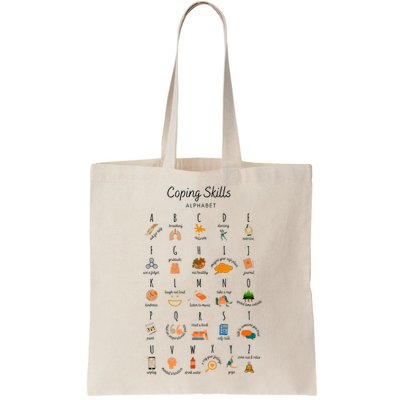 Coping Skills Alphabet Mental Health Awareness Bag