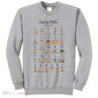 Coping Skills Alphabet Mental Health Awareness Tall Sweatshirt
