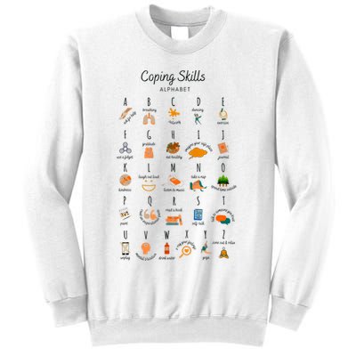Coping Skills Alphabet Mental Health Awareness Sweatshirt