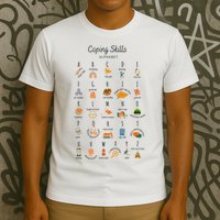 Coping Skills Alphabet Mental Health Awareness T-Shirt