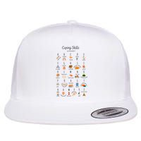 Coping Skills Alphabet Mental Health Awareness Flat Bill Trucker Hat
